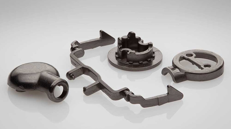 Zinc die casting with black nickel finish