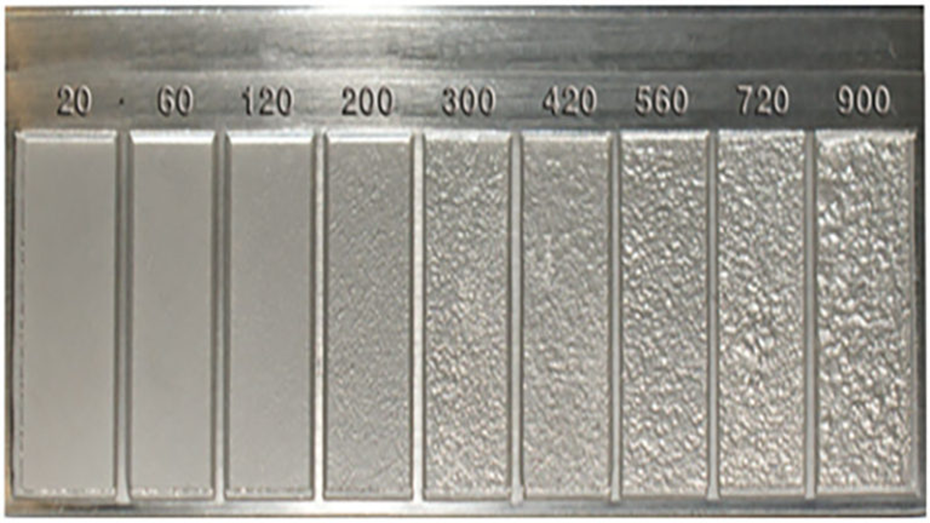 Material Surface Finish Chart