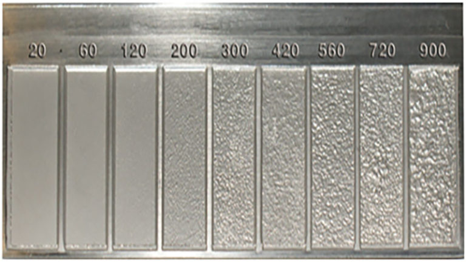 Surface Finish Chart Rms